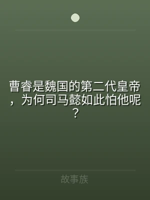 曹睿是魏国的第二代皇帝，为何司马懿如此怕