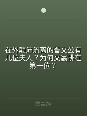 在外颠沛流离的晋文公有几位夫人？为何文嬴