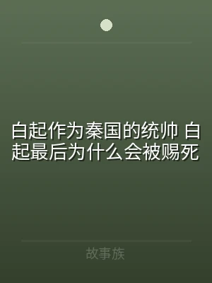白起作为秦国的统帅 白起最后为什么会被赐