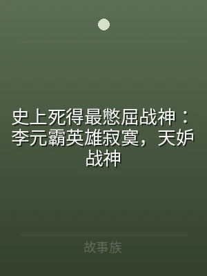 史上死得最憋屈战神：李元霸英雄寂寞，天妒