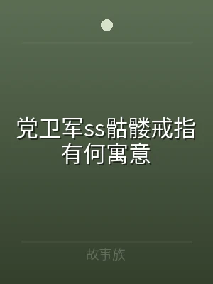 党卫军ss骷髅戒指有何寓意