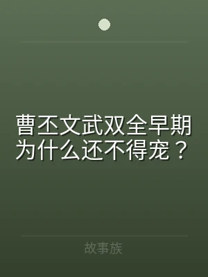 曹丕文武双全早期为什么还不得宠？
