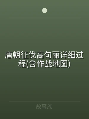 唐朝征伐高句丽详细过程(含作战地图)
