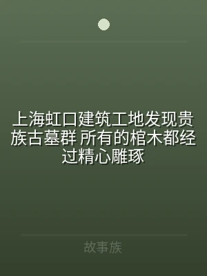 上海虹口建筑工地发现贵族古墓群 所有的棺
