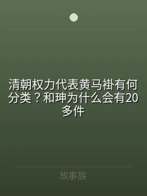 清朝权力代表黄马褂有何分类？和珅为什么会