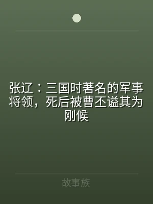 张辽：三国时著名的军事将领，死后被曹丕谥