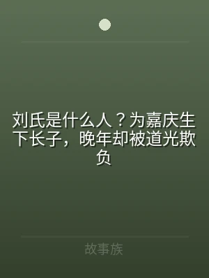 刘氏是什么人？为嘉庆生下长子，晚年却被道
