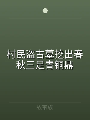 村民盗古墓挖出春秋三足青铜鼎
