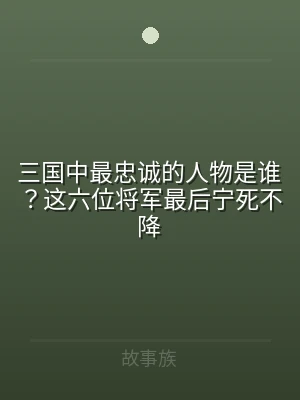 三国中最忠诚的人物是谁？这六位将军最后宁