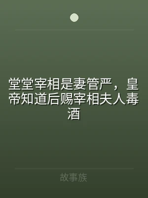 堂堂宰相是妻管严，皇帝知道后赐宰相夫人毒