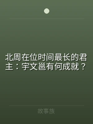 北周在位时间最长的君主：宇文邕有何成就？