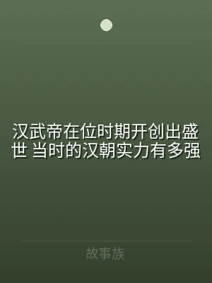 汉武帝在位时期开创出盛世 当时的汉朝实力