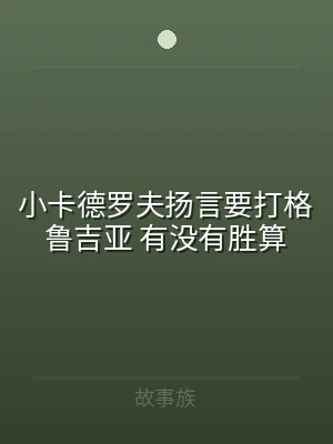小卡德罗夫扬言要打格鲁吉亚 有没有胜算