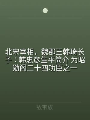 北宋宰相，魏郡王韩琦长子：韩忠彦生平简介