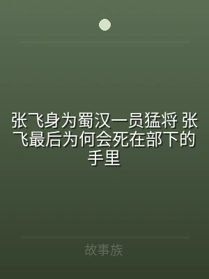 张飞身为蜀汉一员猛将 张飞最后为何会死在