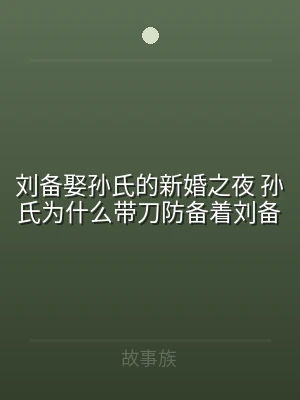刘备娶孙氏的新婚之夜 孙氏为什么带刀防备