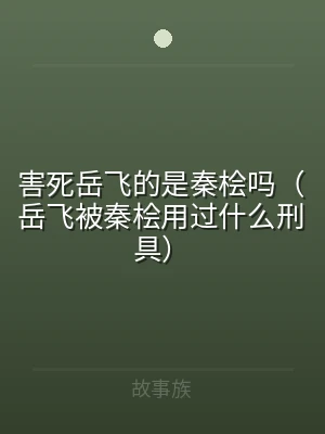 害死岳飞的是秦桧吗（岳飞被秦桧用过什么刑