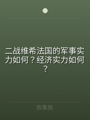 二战维希法国的军事实力如何？经济实力如何