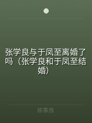 张学良与于凤至离婚了吗（张学良和于凤至结