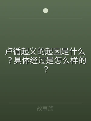 卢循起义的起因是什么？具体经过是怎么样的