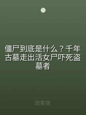 僵尸到底是什么？千年古墓走出活女尸吓死盗
