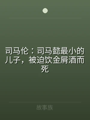 司马伦：司马懿最小的儿子，被迫饮金屑酒而