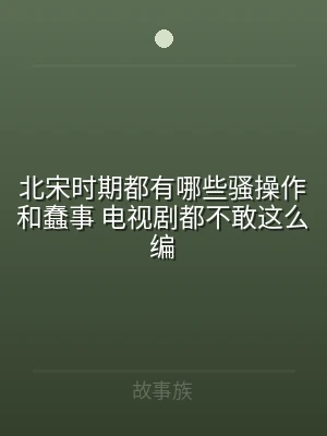 北宋时期都有哪些骚操作和蠢事 电视剧都不