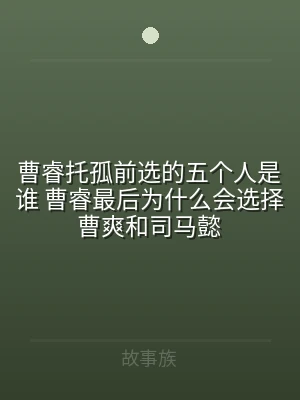 曹睿托孤前选的五个人是谁 曹睿最后为什么