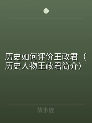 历史如何评价王政君（历史人物王政君简介）