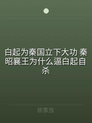 白起为秦国立下大功 秦昭襄王为什么逼白起