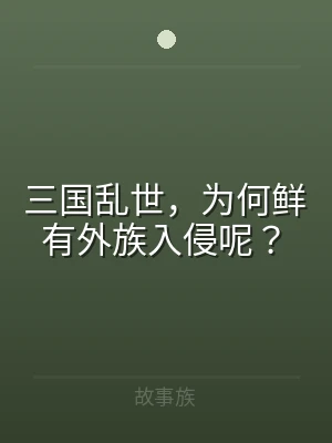 三国乱世，为何鲜有外族入侵呢？