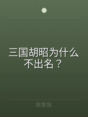 三国胡昭为什么不出名？