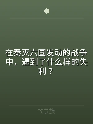 在秦灭六国发动的战争中，遇到了什么样的失