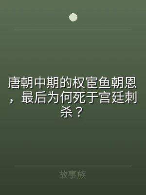 唐朝中期的权宦鱼朝恩，最后为何死于宫廷刺